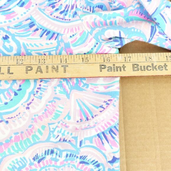 Lilly Pulitzer Leona Full Zip Womens Activewear Jacket SZ XS Sea Shell Tropical - Picture 13 of 15